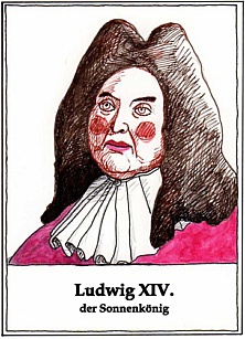 Ludwig XIV., Buchillustration, eine Auftragsarbeit