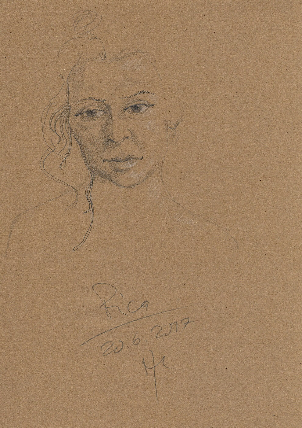 Portraitzeichnung R.N.